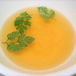 ブイヨンで作ったスープ